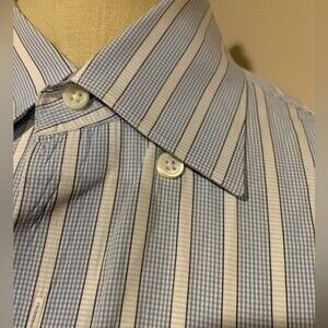 Ernenegido Zegna Mens dress shirt neck 16 1/2, pit to pit 23, length 31, cotton